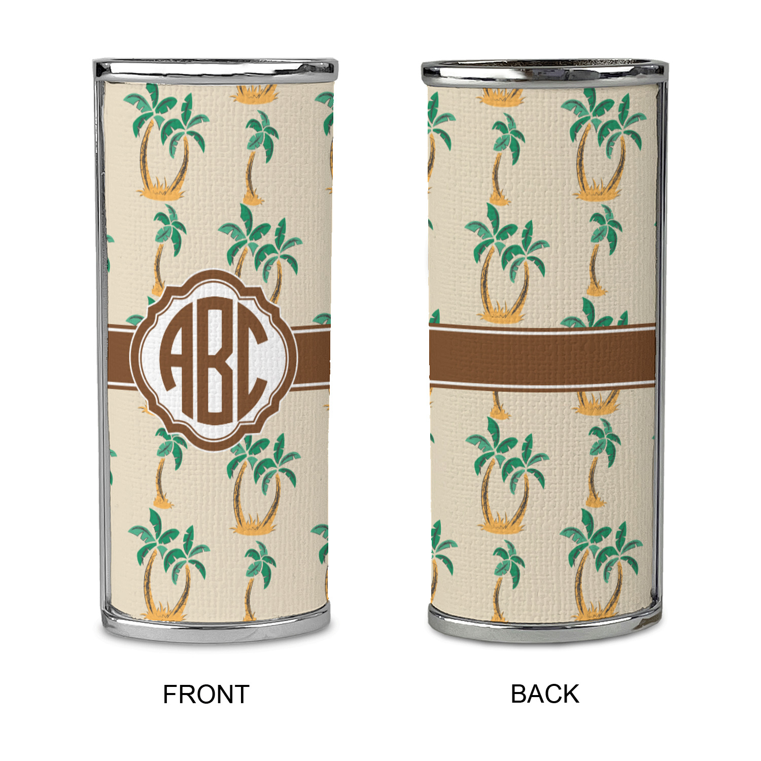Custom Palm Trees Case for BIC Lighters (Personalized)