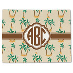 Palm Trees Single-Sided Linen Placemat - Single w/ Monogram