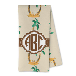 Palm Trees Kitchen Towel - Microfiber (Personalized)