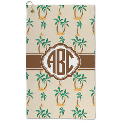 Palm Trees Microfiber Golf Towel - Large (Personalized)