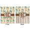 Palm Trees Minky Blanket - 50"x60" - Double Sided - Front & Back