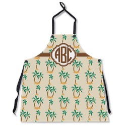 Palm Trees Apron Without Pockets w/ Monogram