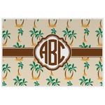 Palm Trees Laminated Placemat w/ Monogram