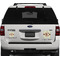 Palm Trees Personalized Square Car Magnets on Ford Explorer