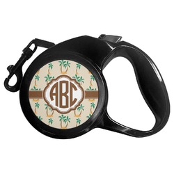 Palm Trees Retractable Dog Leash (Personalized)