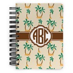 Palm Trees Spiral Notebook - 5x7 w/ Monogram