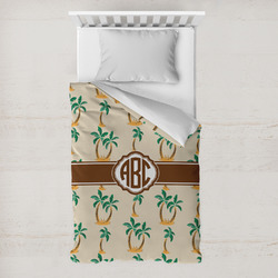 Palm Trees Toddler Duvet Cover w/ Monogram