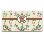 Palm Trees Wall Mounted Coat Rack (Personalized)