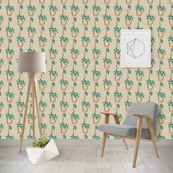 Palm Trees Wallpaper & Surface Covering (Water Activated - Removable)