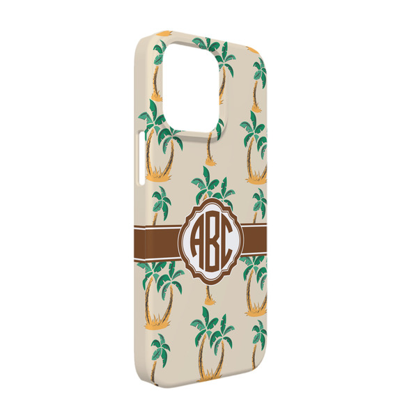 Custom Palm Trees iPhone Case - Plastic - iPhone 13 (Personalized)