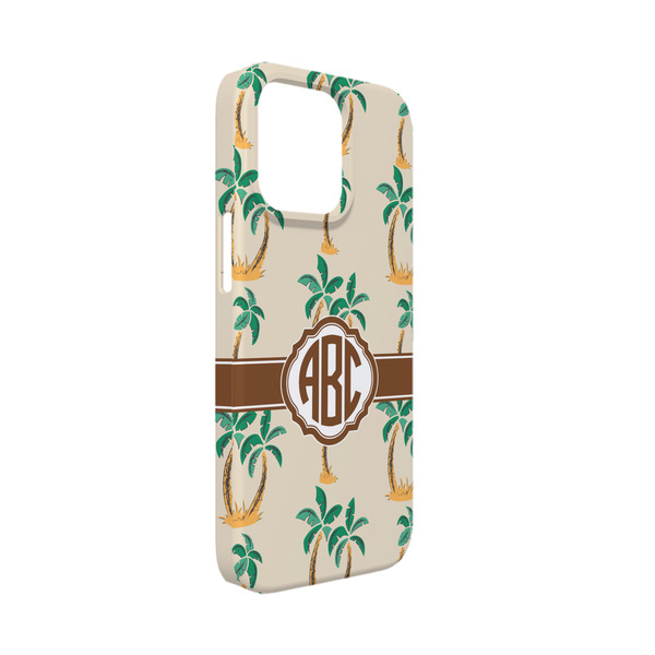 Custom Palm Trees iPhone Case - Plastic - iPhone 13 Mini (Personalized)