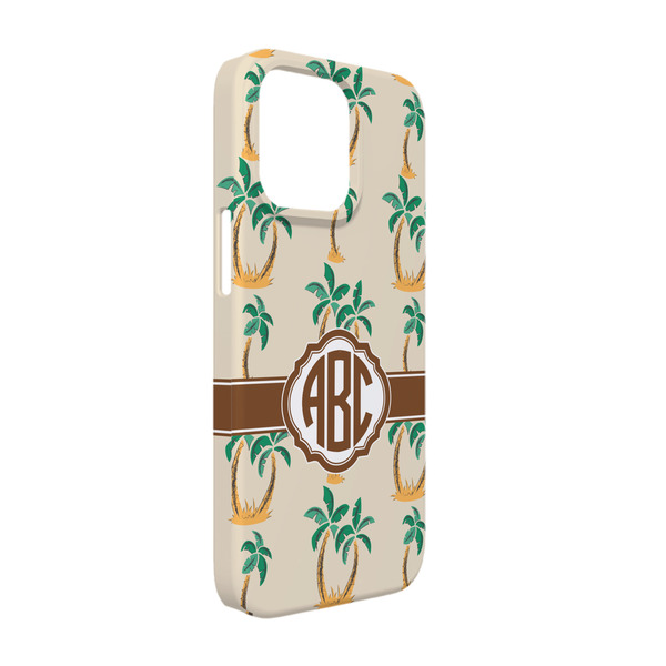 Custom Palm Trees iPhone Case - Plastic - iPhone 13 Pro (Personalized)