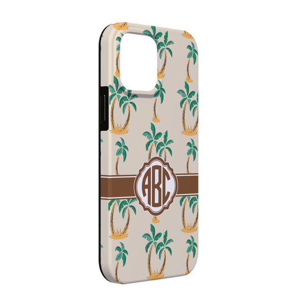 Custom Palm Trees iPhone Case - Rubber Lined - iPhone 13 Pro (Personalized)