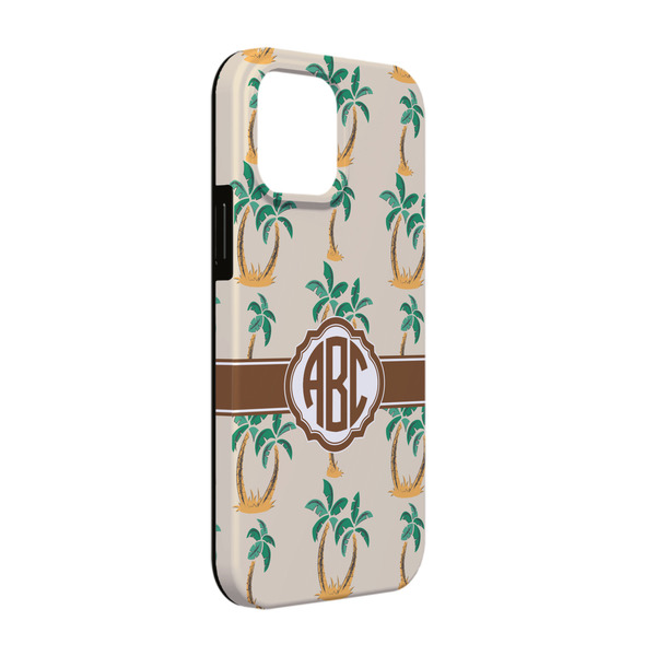 Custom Palm Trees iPhone Case - Rubber Lined - iPhone 13 (Personalized)