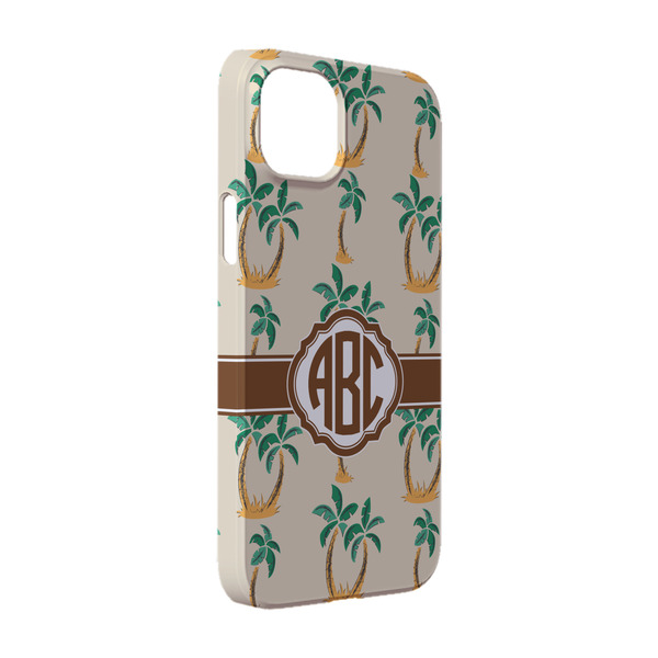 Custom Palm Trees iPhone Case - Plastic - iPhone 14 (Personalized)