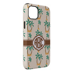 Palm Trees iPhone Case - Rubber Lined - iPhone 14 Plus (Personalized)