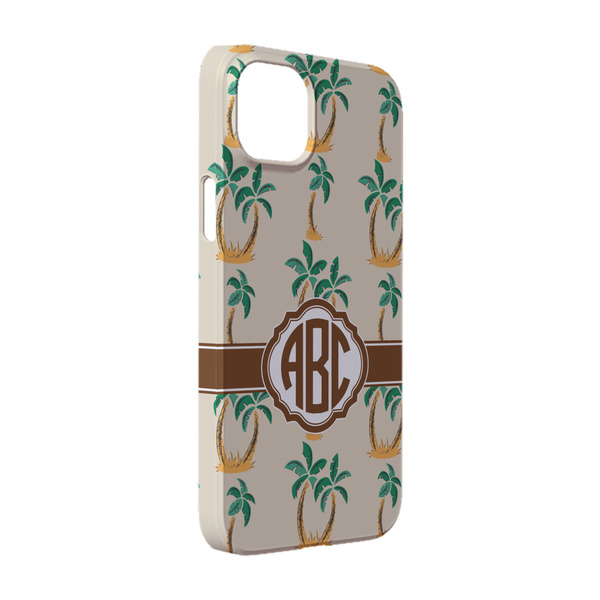 Custom Palm Trees iPhone Case - Plastic - iPhone 14 Pro (Personalized)