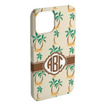 Palm Trees iPhone Case - Plastic - iPhone 15 Plus (Personalized)