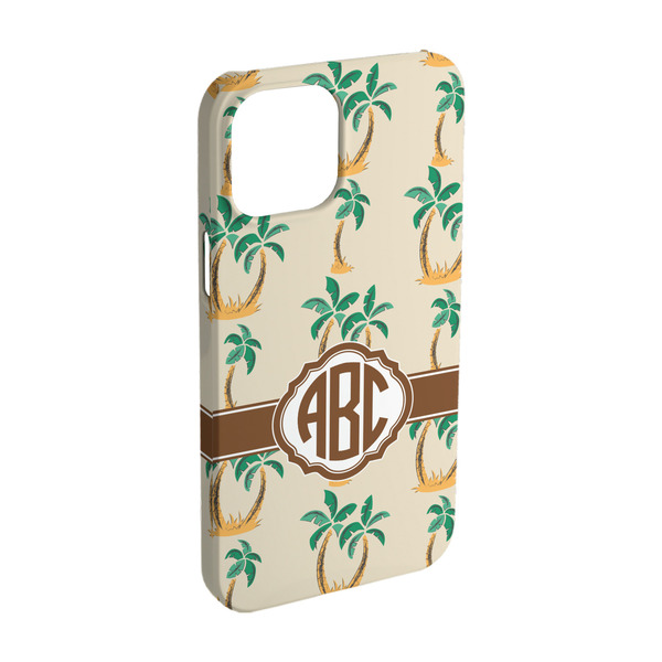 Custom Palm Trees iPhone Case - Plastic - iPhone 15 Pro (Personalized)