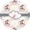 Cats in Love 1" Multipurpose Round Labels - Single Sticker