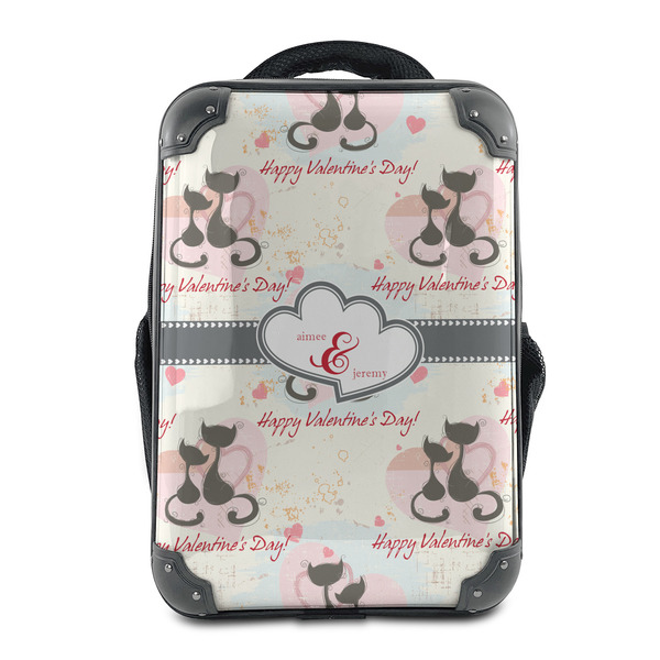 Custom Cats in Love 15" Hard Shell Backpack (Personalized)