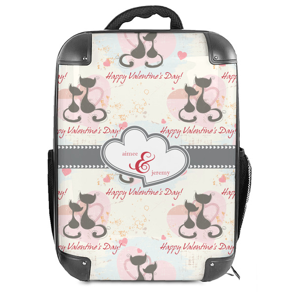 Custom Cats in Love Hard Shell Backpack (Personalized)