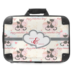 Cats in Love Hard Shell Briefcase - 18" (Personalized)