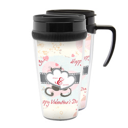 Cats in Love Acrylic Travel Mug (Personalized)