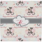 Cats in Love Ceramic Tile Hot Pad (Personalized)