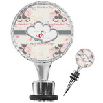 Cats in Love Wine Bottle Stopper (Personalized)