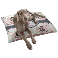 Cats in Love Dog Bed - Large w/ Couple's Names