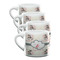 Cats in Love Double Shot Espresso Mugs - Set of 4 Front