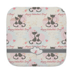 Cats in Love Face Towel (Personalized)