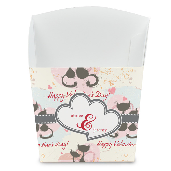 Custom Cats in Love French Fry Favor Boxes (Personalized)