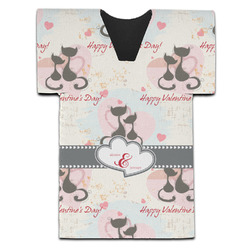 Cats in Love Jersey Bottle Cooler (Personalized)