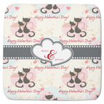 Cats in Love Memory Foam Bath Mat - 48"x48" (Personalized)