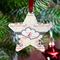 Cats in Love Metal Star Ornament - Lifestyle