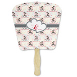 Cats in Love Paper Fan (Personalized)