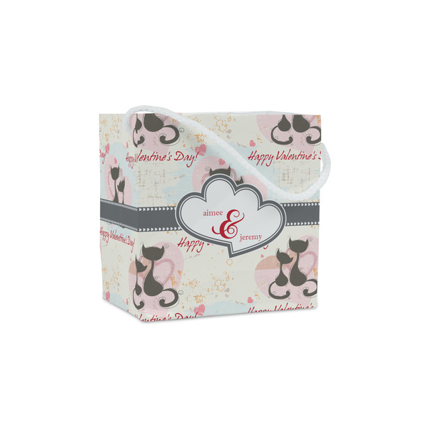 Custom Cats in Love Party Favor Gift Bags - Gloss (Personalized)