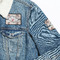 Cats in Love Patches Lifestyle Jean Jacket Detail