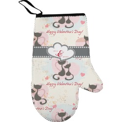 Cats in Love Right Oven Mitt (Personalized)