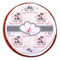 Cats in Love Printed Icing Circle - Large - On Cookie
