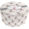 Cats in Love Round Pouf Ottoman (Top)