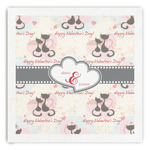 Cats in Love Paper Dinner Napkins (Personalized)