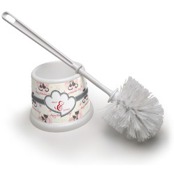 Cats in Love Toilet Brush (Personalized)