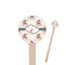 Cats in Love Wooden 7.5" Stir Stick - Round - Closeup