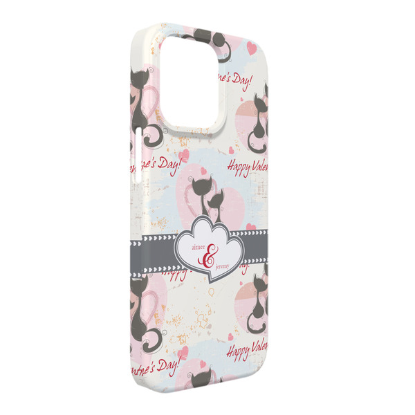 Custom Cats in Love iPhone Case - Plastic - iPhone 13 Pro Max (Personalized)