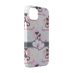 Cats in Love iPhone Case - Plastic - iPhone 14 Pro (Personalized)