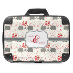 Elephants in Love Hard Shell Briefcase - 18" (Personalized)