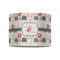 Elephants in Love 8" Drum Lampshade - FRONT (Fabric)